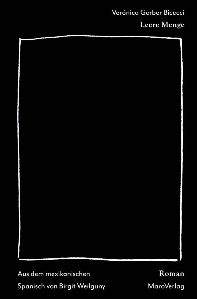 Das Bild zeigt das Cover von Leere Menge.